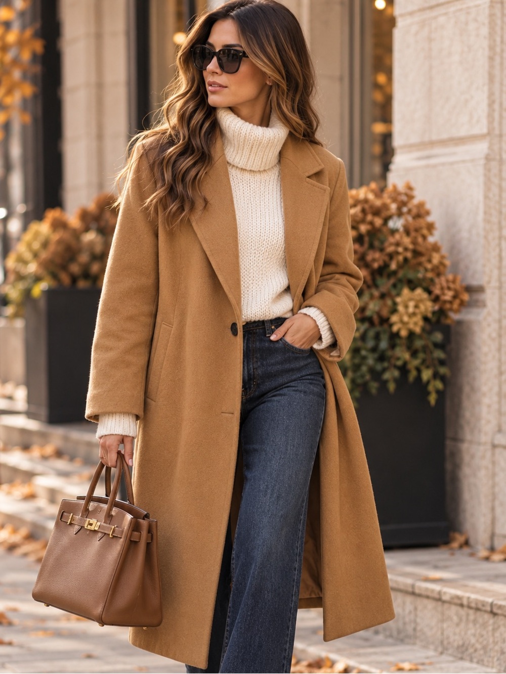 Chic Camel Longline Coat – Effortless Fall Style 🍂